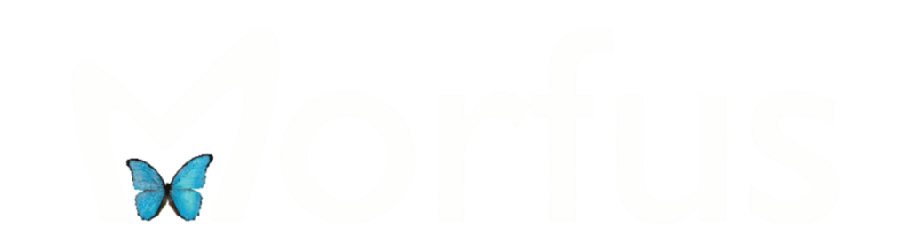 logotipo morfus blanco